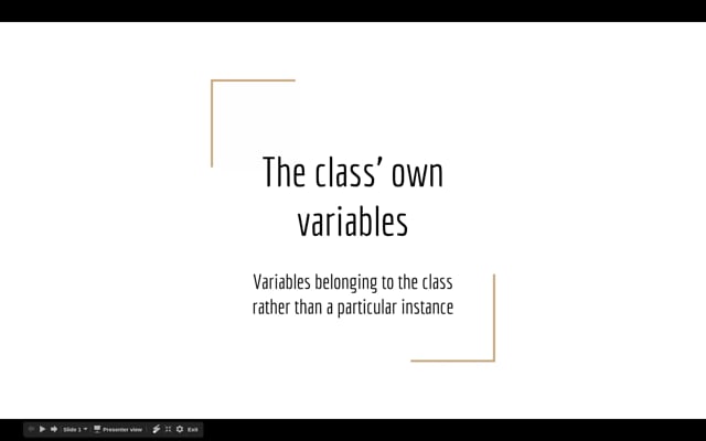 Java Classes III on Vimeo