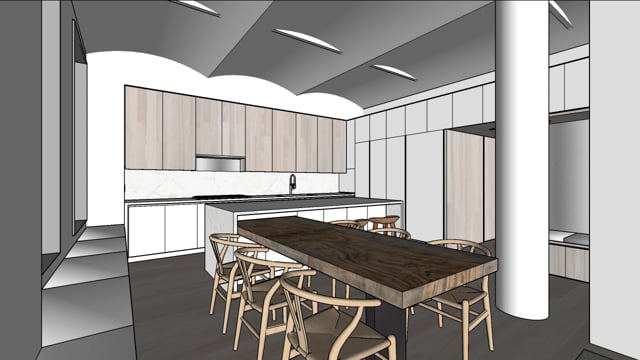 RES4 West 16th Street Apartment Renovation - 3D Model Flythrough