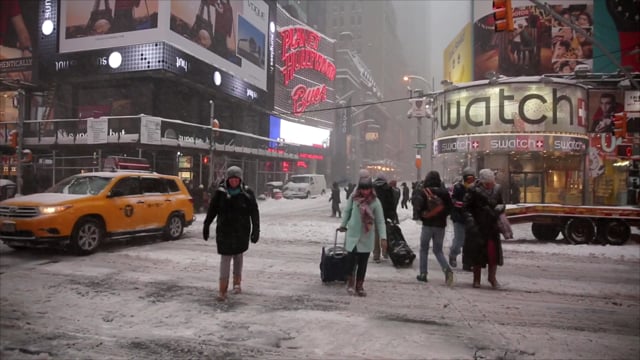 News video - NYC Blizzard 2016