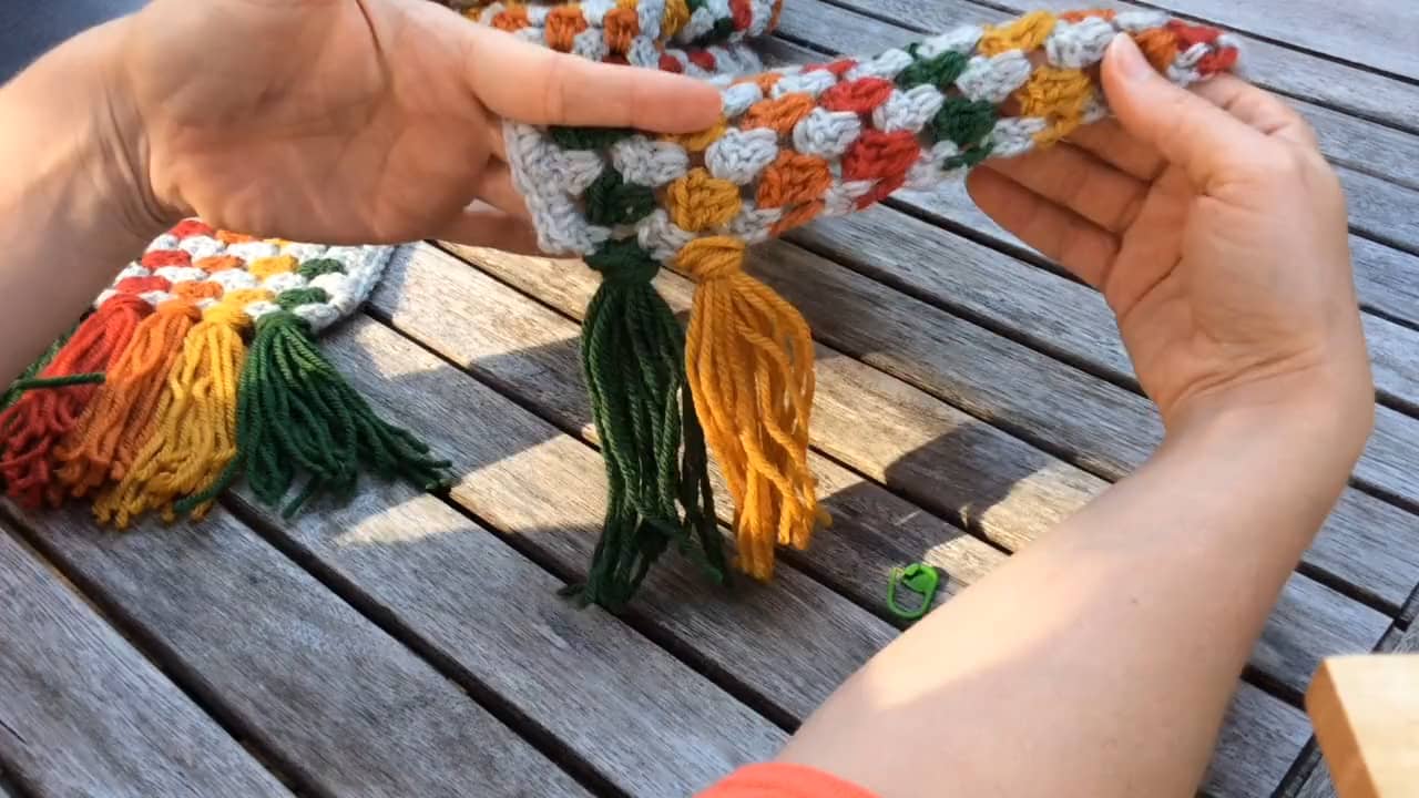 how-to-add-tassels-to-a-scarf-on-vimeo