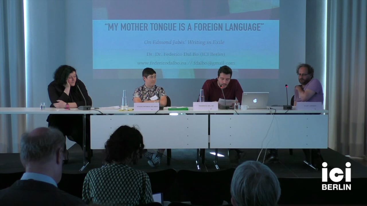 Talk by Federico Dal Bo