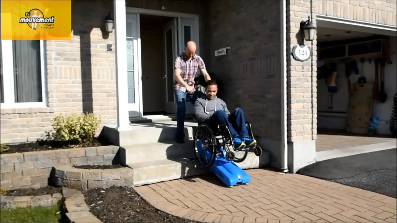 Monte escalier Scalamobil fauteuil roulant