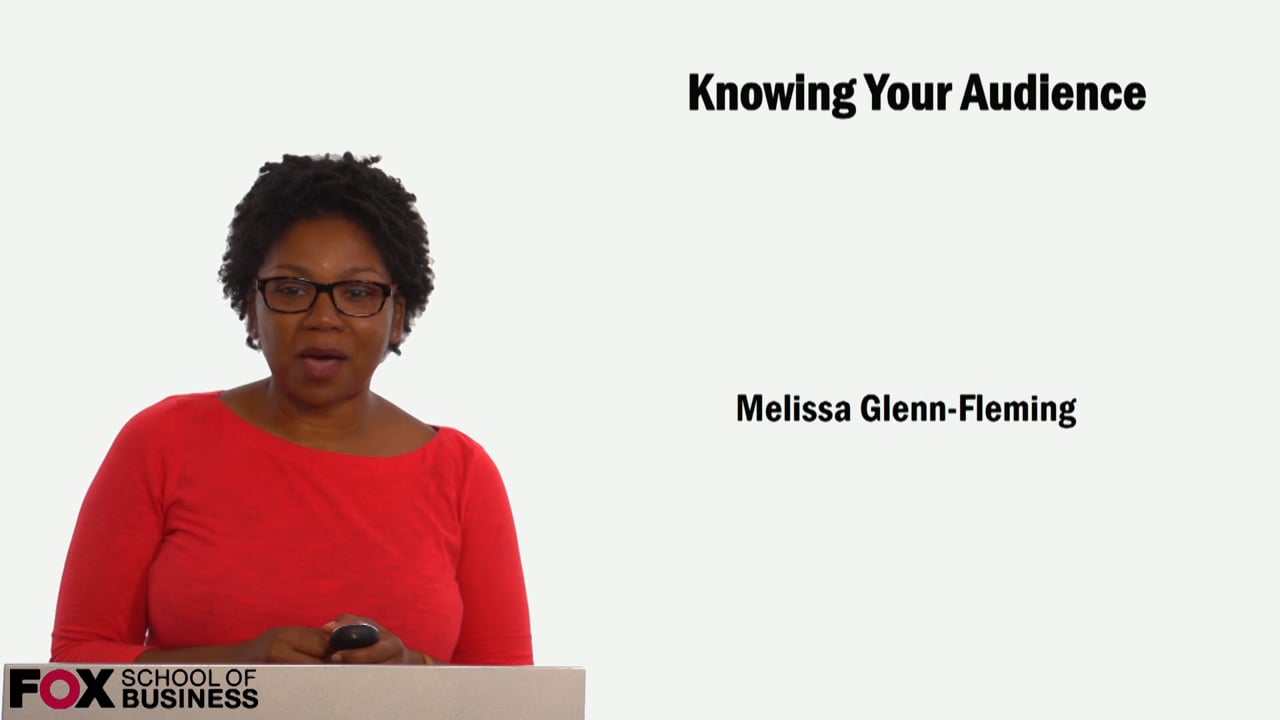 Knowing your Audience