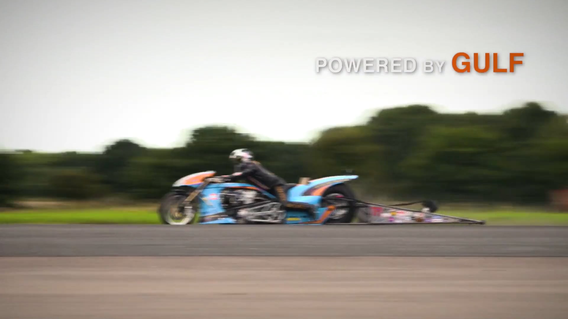 Gulf Oil Dragracing Land Speed Record Attempt  Point of Sale Feature
