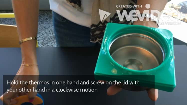 OmieBox - How to Install the Thermos Lid Gasket on Vimeo