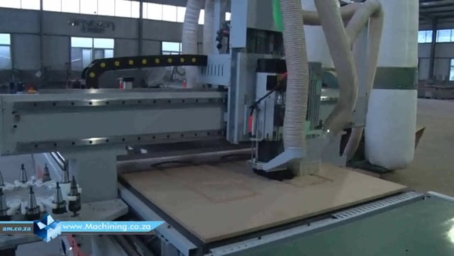 Machining Video: Side Carousel ATC CNC Router Demonstrates Automatic Supawood Sheet Handling