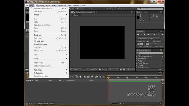 M1A1 - Conhecendo o After Effects