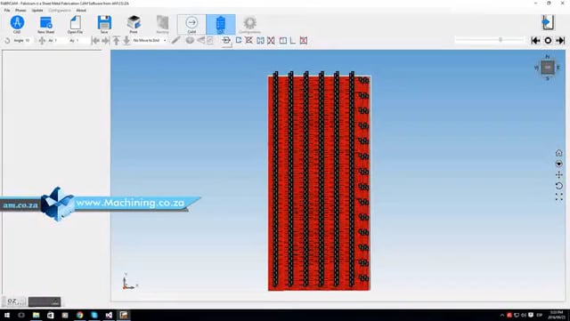 Machining Video: Advanced Common Line Cutting and Nesting Function from Fabricam Sheet Metal CNC Cutting Software