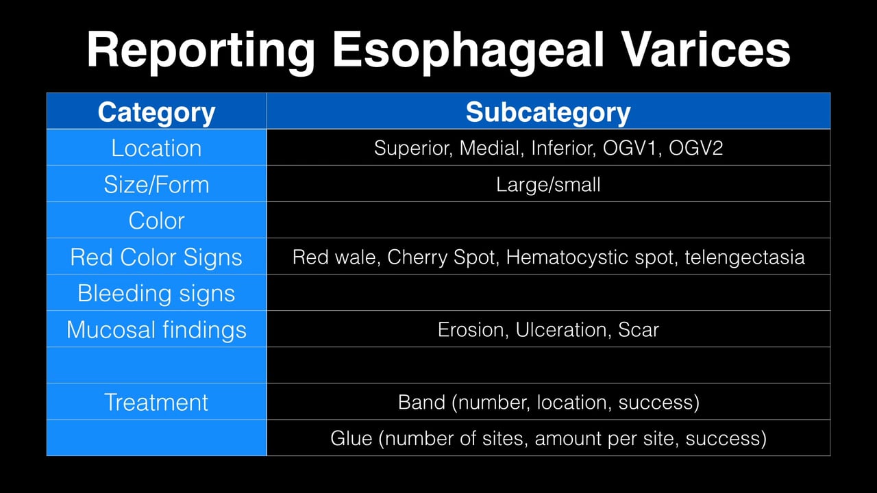 Esoph Varix Classification v4 based on v2 audio on on Vimeo