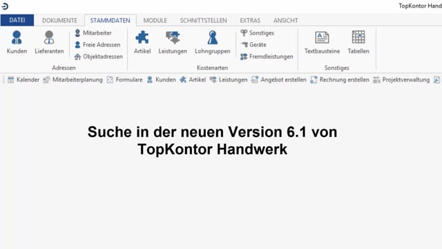 Suchen in TopKontor Handwerk