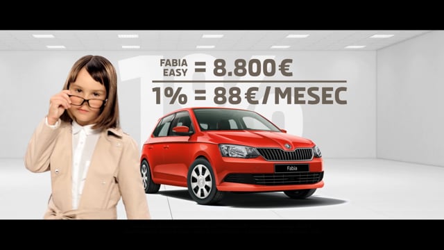 ŠKODA - Otročje lahek izračun (Fabia)