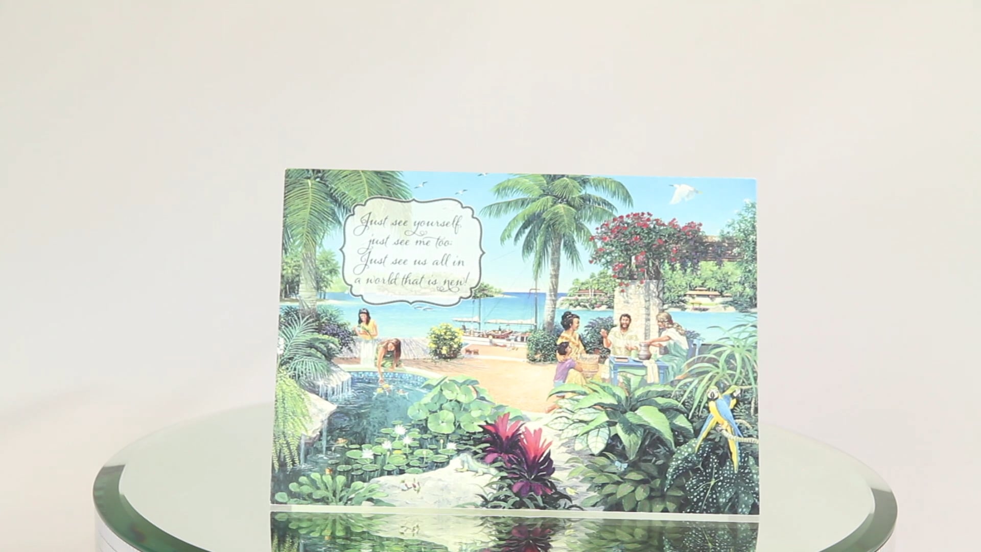 See Yourself When All Is New! - Song #134 (JW Paradise Greeting Card)