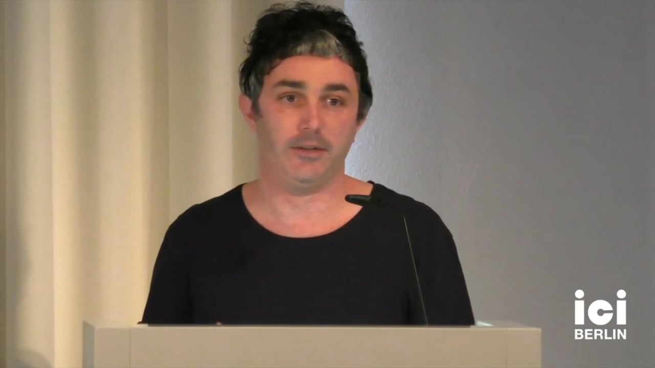 Talk by Giovanni Tusa