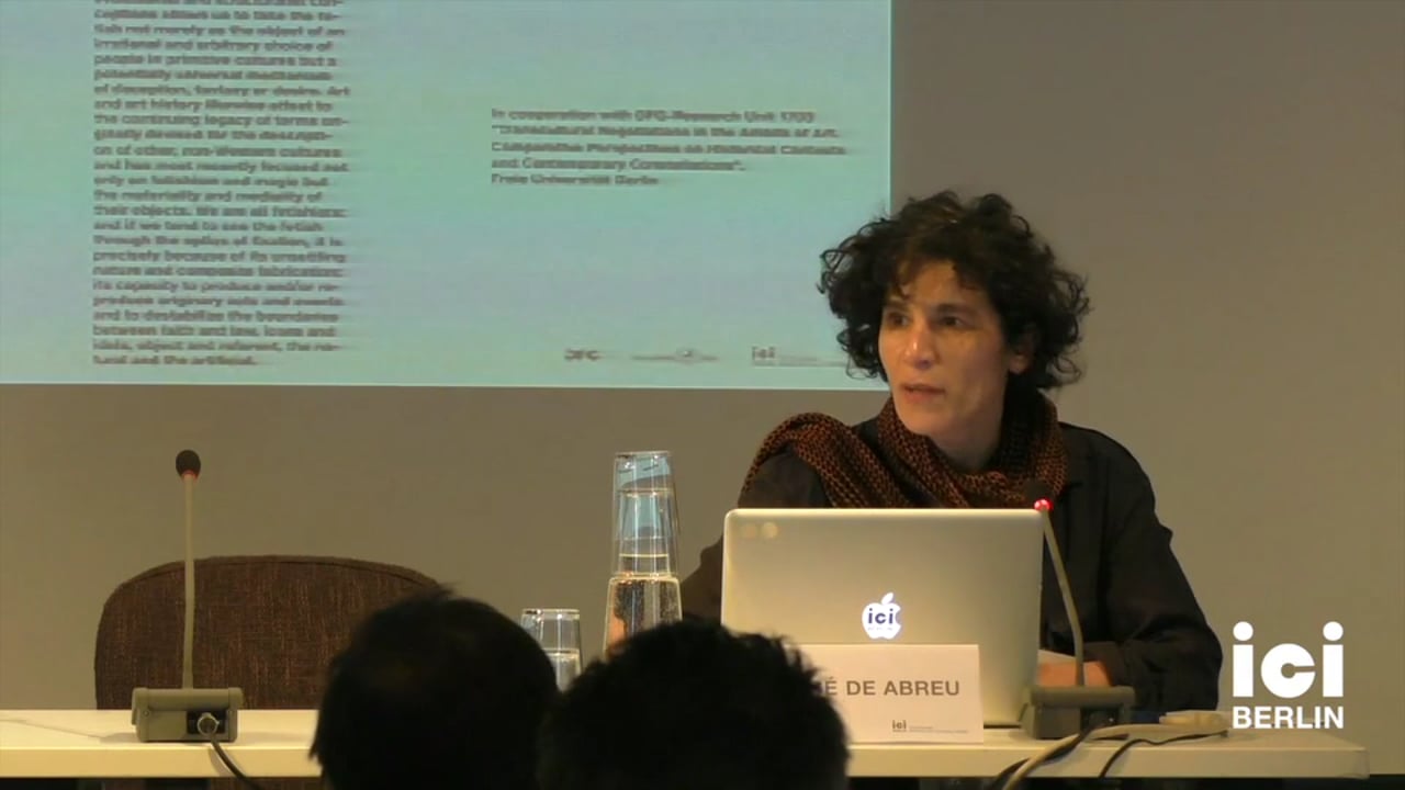 Talk by Maria José de Abreu
