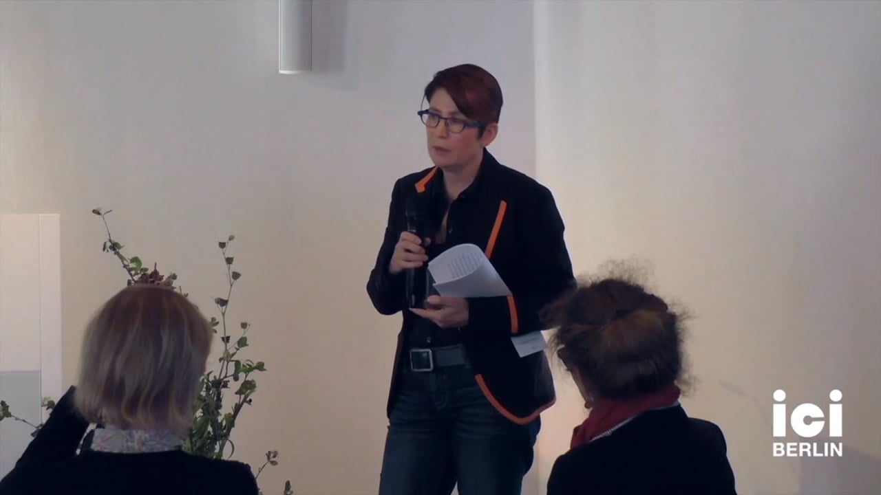 Discussion with Rosalind Morris