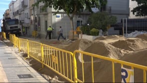Primera setmana d'obres per unificar les places de l'Església i de l'Ajuntament