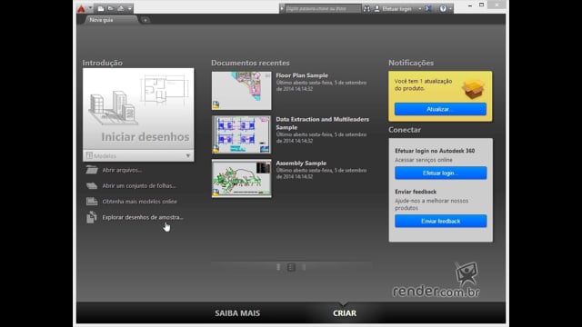 M1A2 - Conhecendo a Interface do AutoCAD 2015