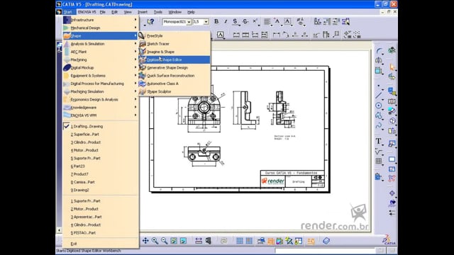 M1A1 - Conhecendo os Diferentes Ambientes do CATIA V5