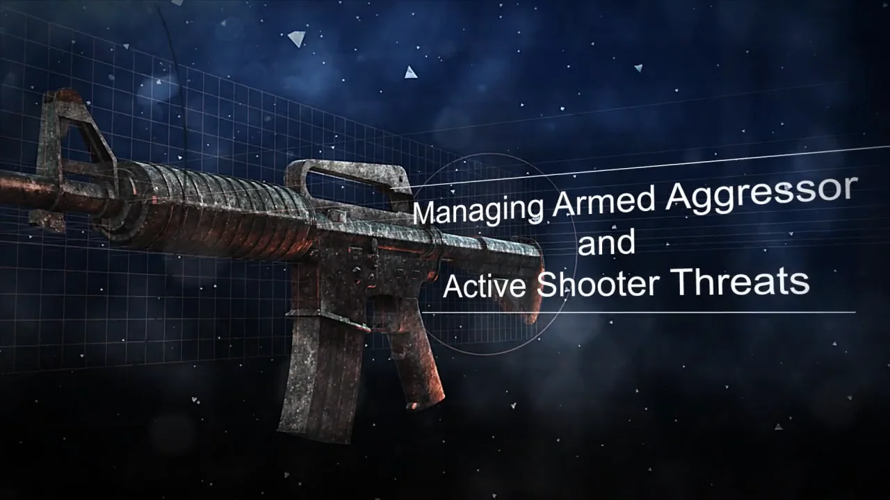 Active Shooter - RSM_SM021_Managing Armed Aggressor and Active Shooter ...