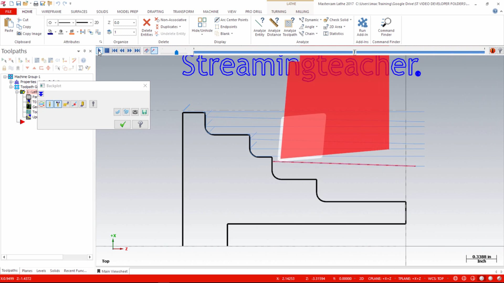 Variable Depth Roughing