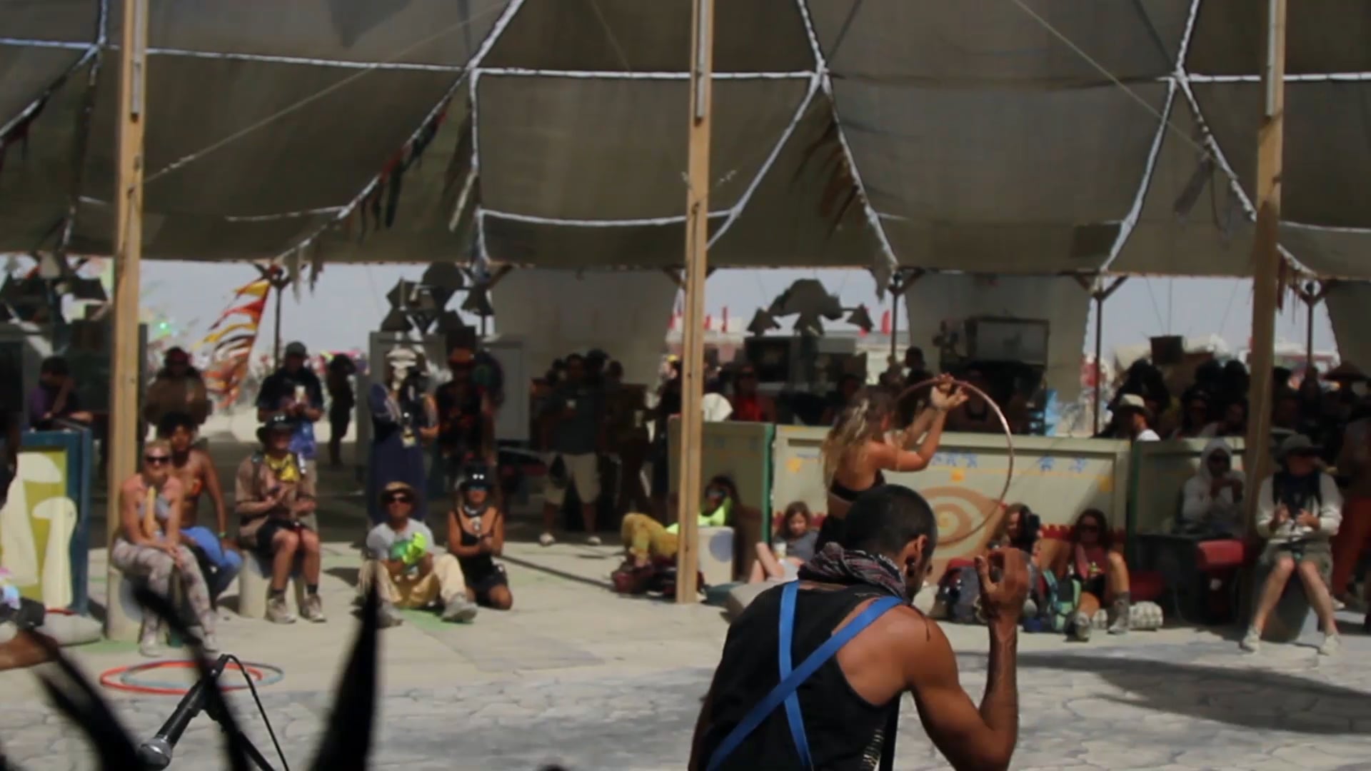 Drums & Hula at Burning Man
