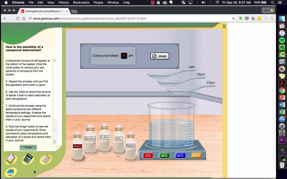 Glencoe Solubility Virtual Lab on Vimeo