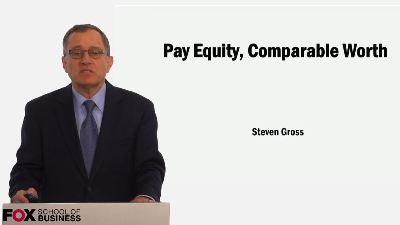 Pay Equity, Comparable Worth