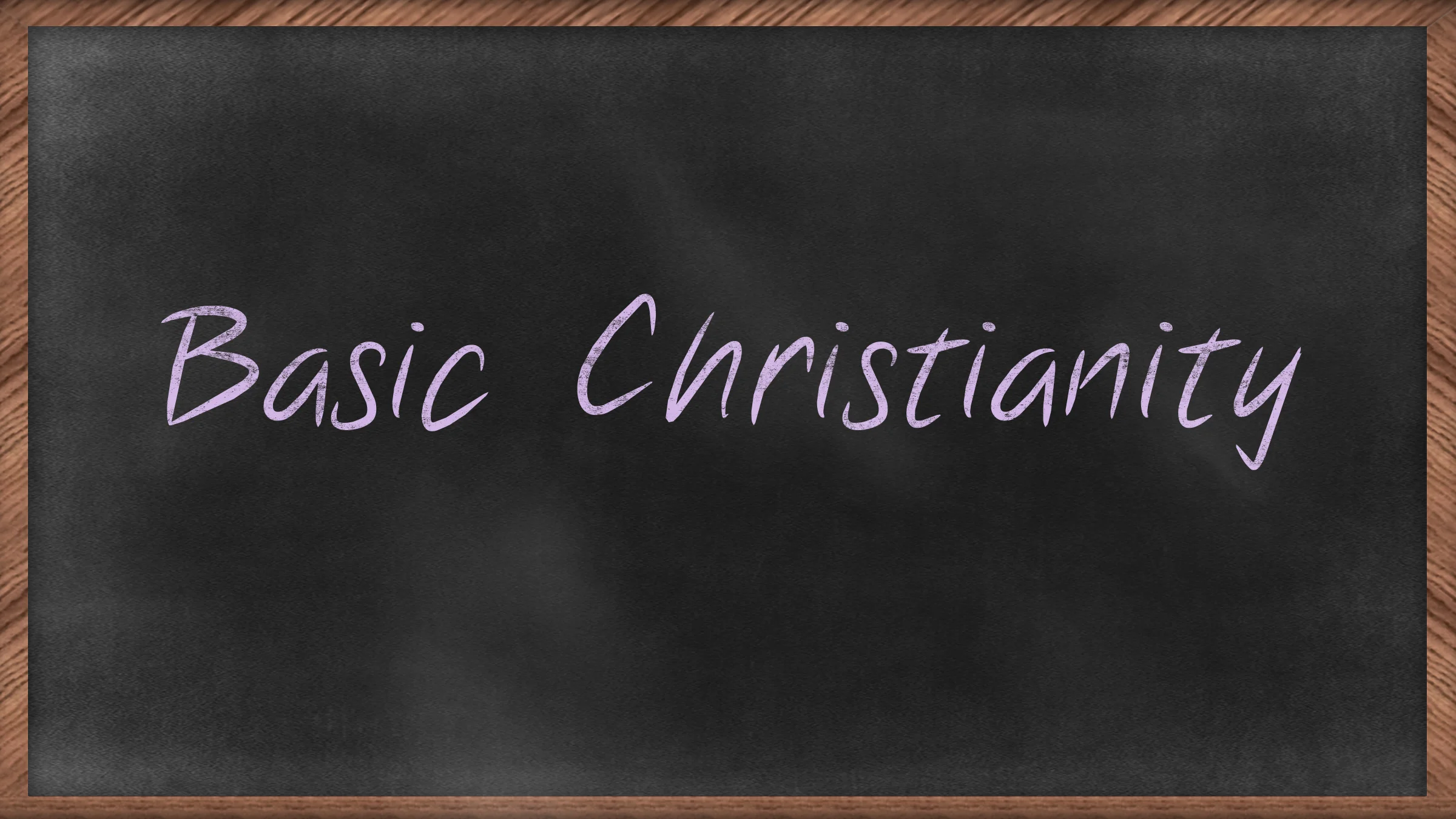Basic Christianity - Part 2 of 6 - Lordship of Jesus on Vimeo