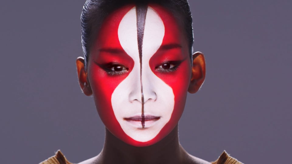 花鳥風月 (Kacho Fugetsu) / Real-Time Face Tracking & Projection Mapping
