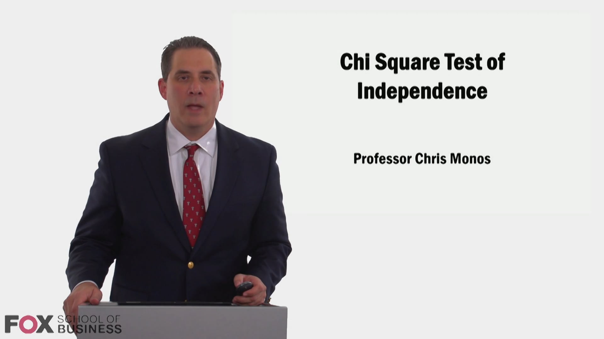 Chi Square Test of Independence