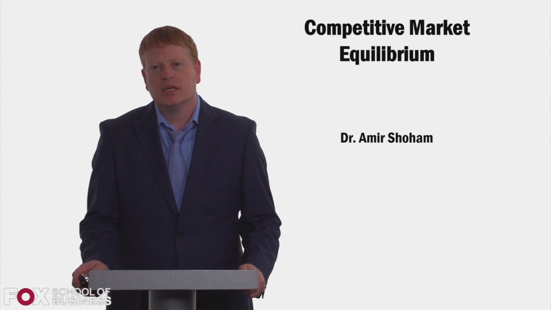 Competitive market equilibrium (market, company)