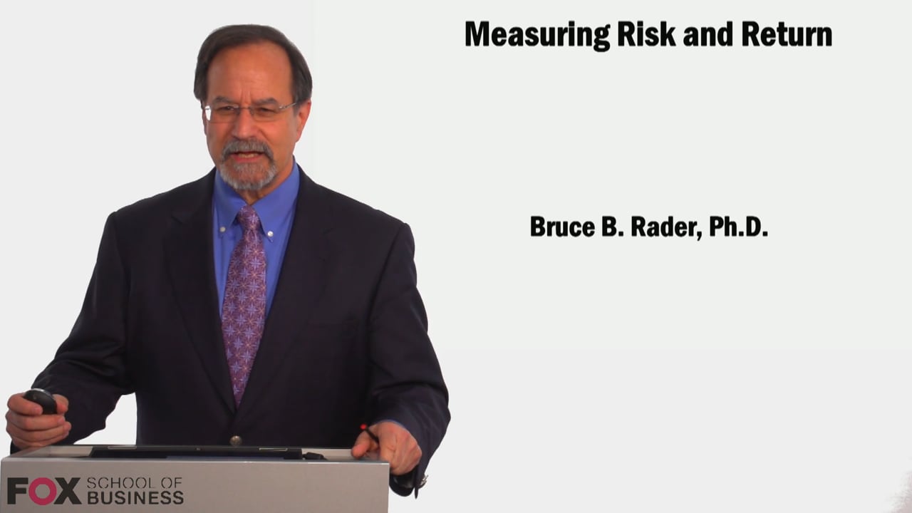 Measuring risk and return