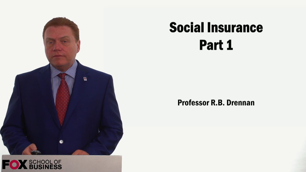 Social Insurance Pt 1