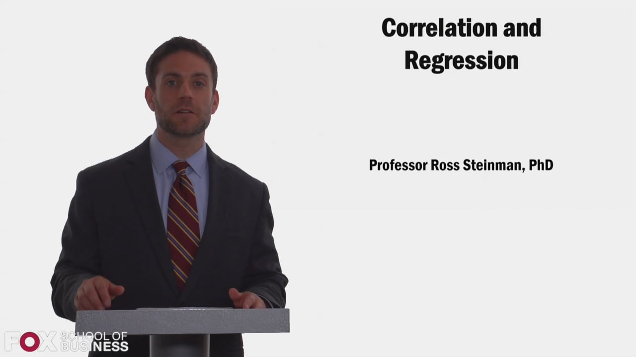 Correlation and Regression