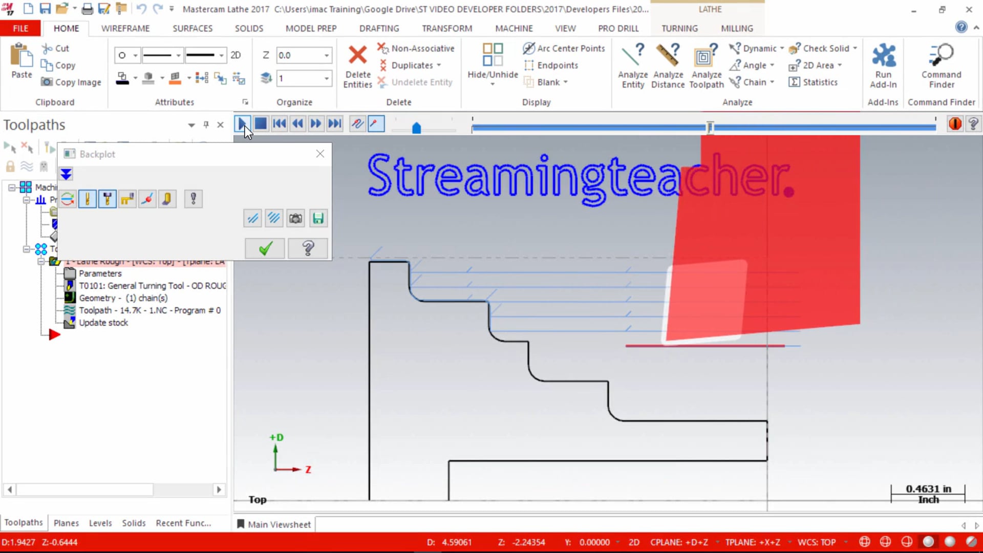 Lathe Toolpaths