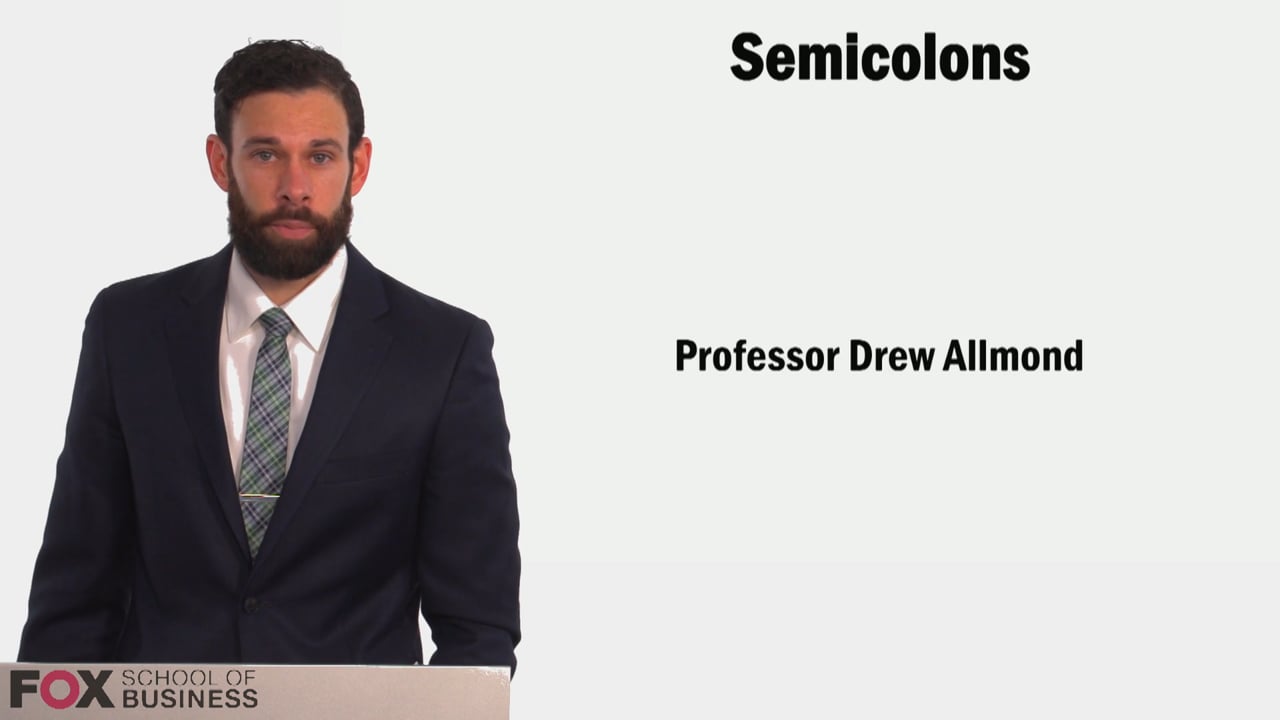 Semicolons
