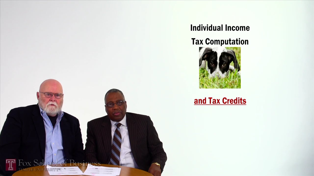 Individual Income Tax Computation and Tax Credits