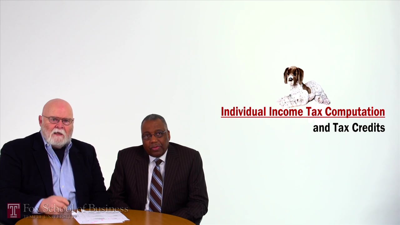Individual Income Tax Computation and Tax Credits Pt2