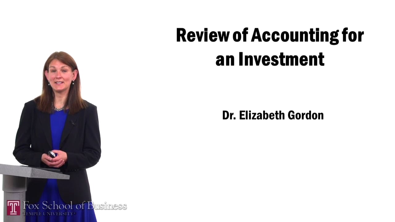 Review of Accounting for an Investment