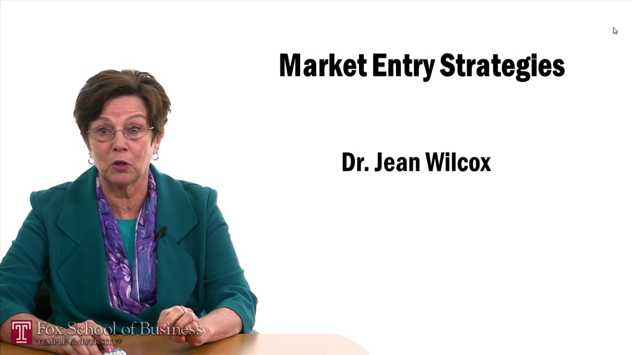 Market Entry Strategies – Joint Venture and Investment