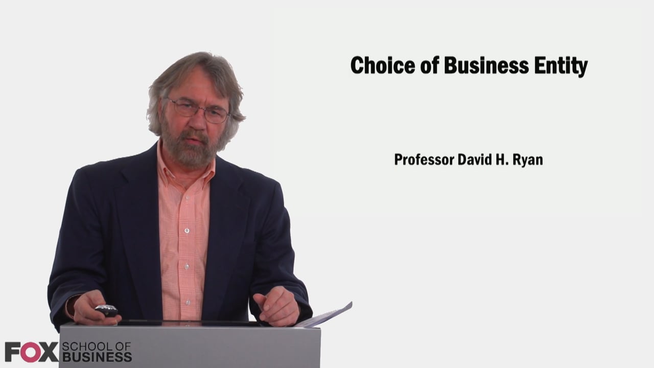 Login to view Choice of Business Entity