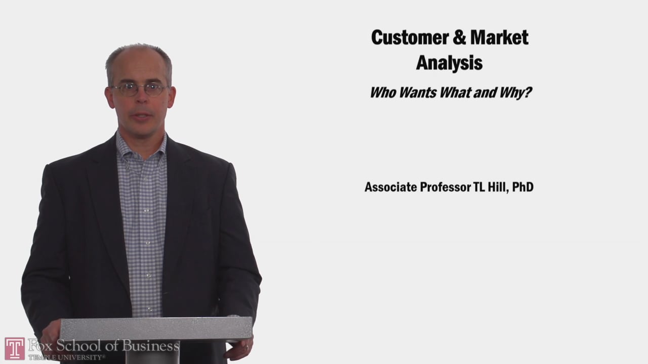 Customer and Market Analysis Who wants What and Why