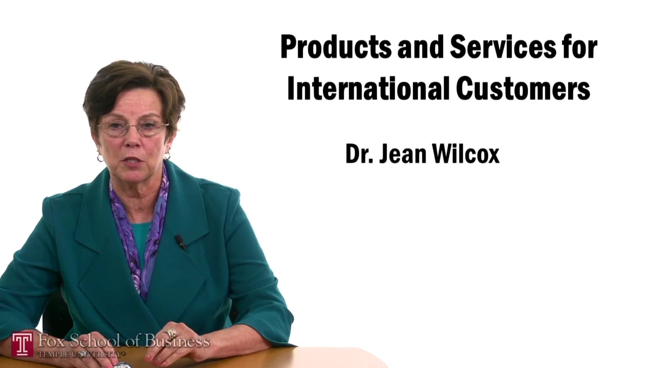 Products and Services for International Customers – Product Adaptation