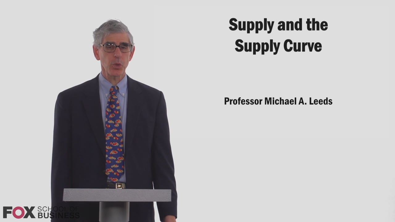 Supply and the Supply Curve