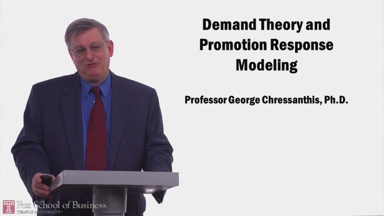 Demand Theory and Promotion Response Modeling