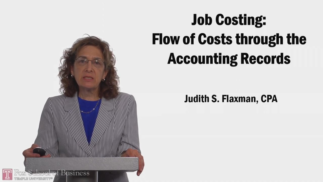 Login to view Job Costing Flow of Costs through the Accounting Records