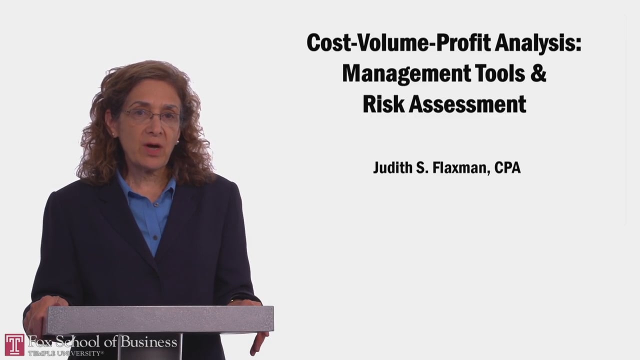 Cost-Volume-Profit Analysis: Management Tools and Risk Assessment