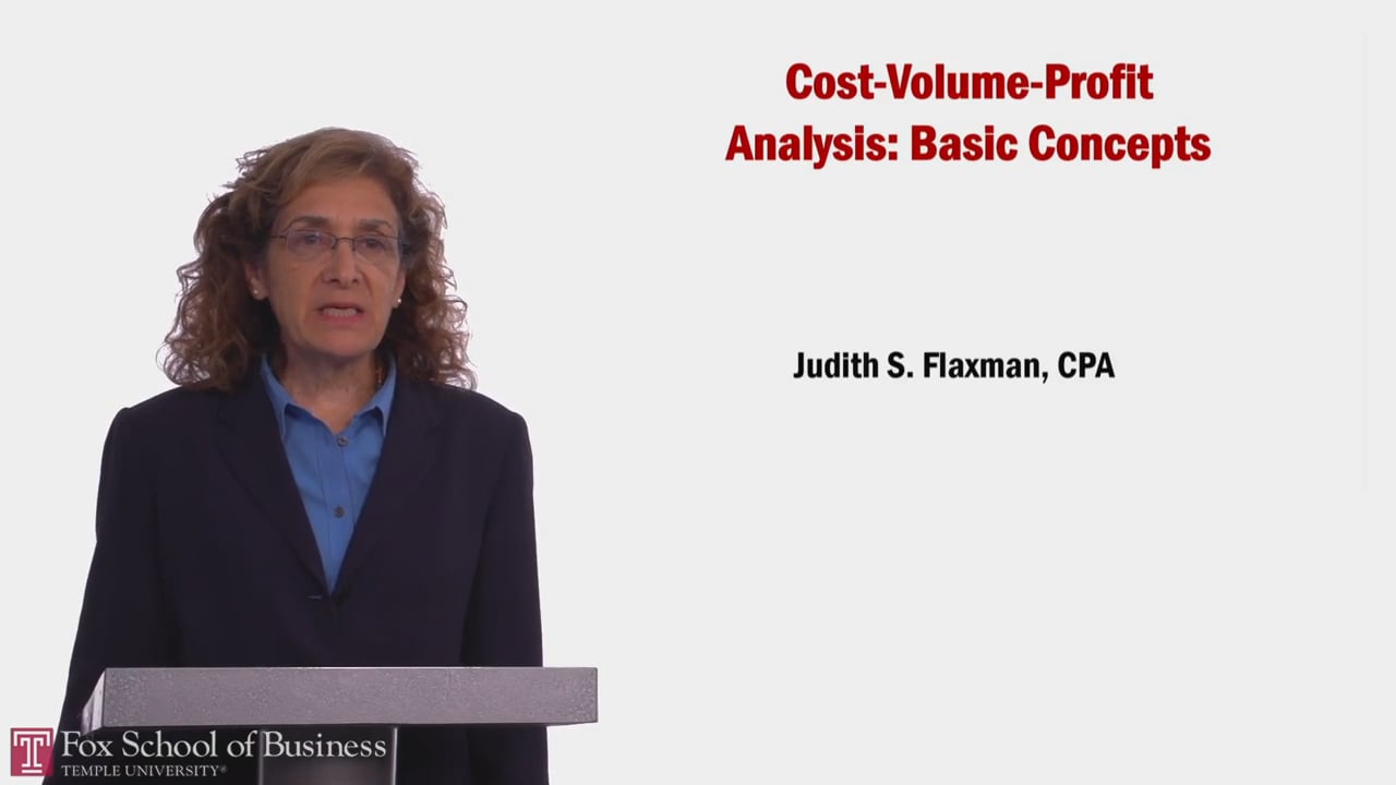 Cost-Volume-Profit Analysis: Basic Concepts