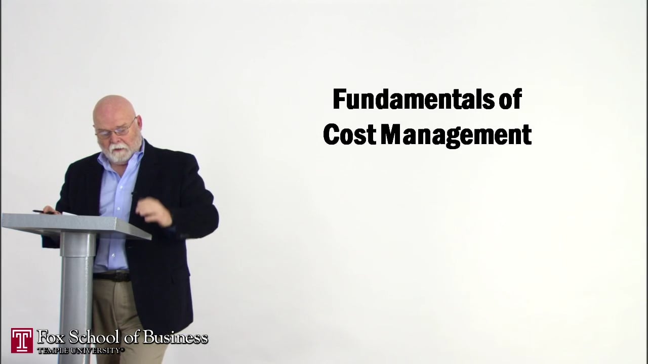 Fundamentals of Cost Management