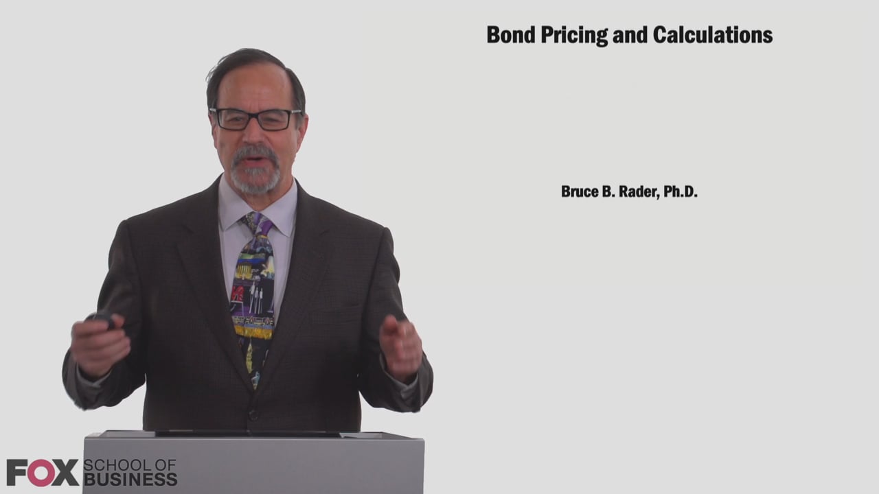Login to view Bond Pricing and Calculations